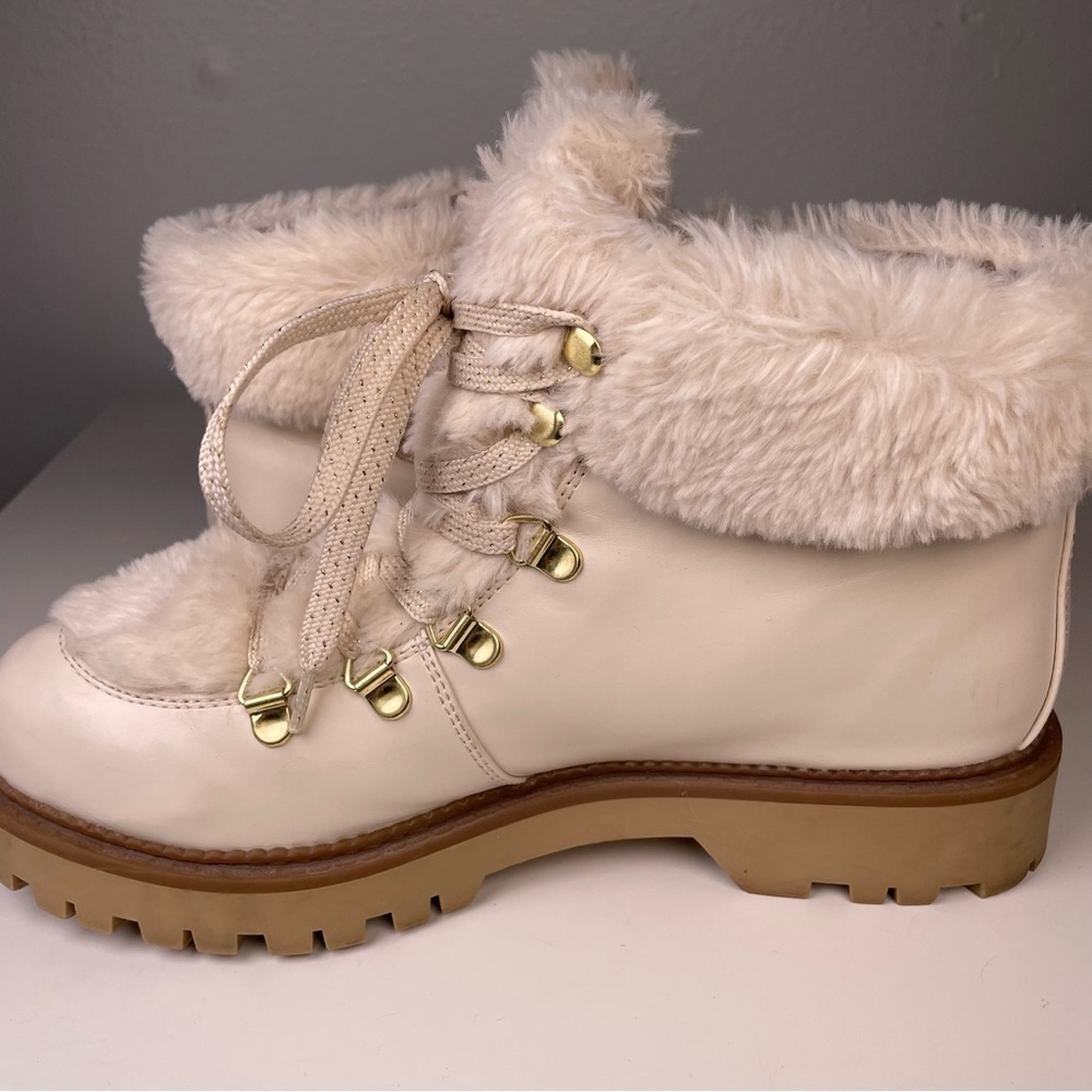 Sam Edelman Circus Kilbourn Vegan Boots women's sz 9 in Modern Ivory - Picture 7 of 16